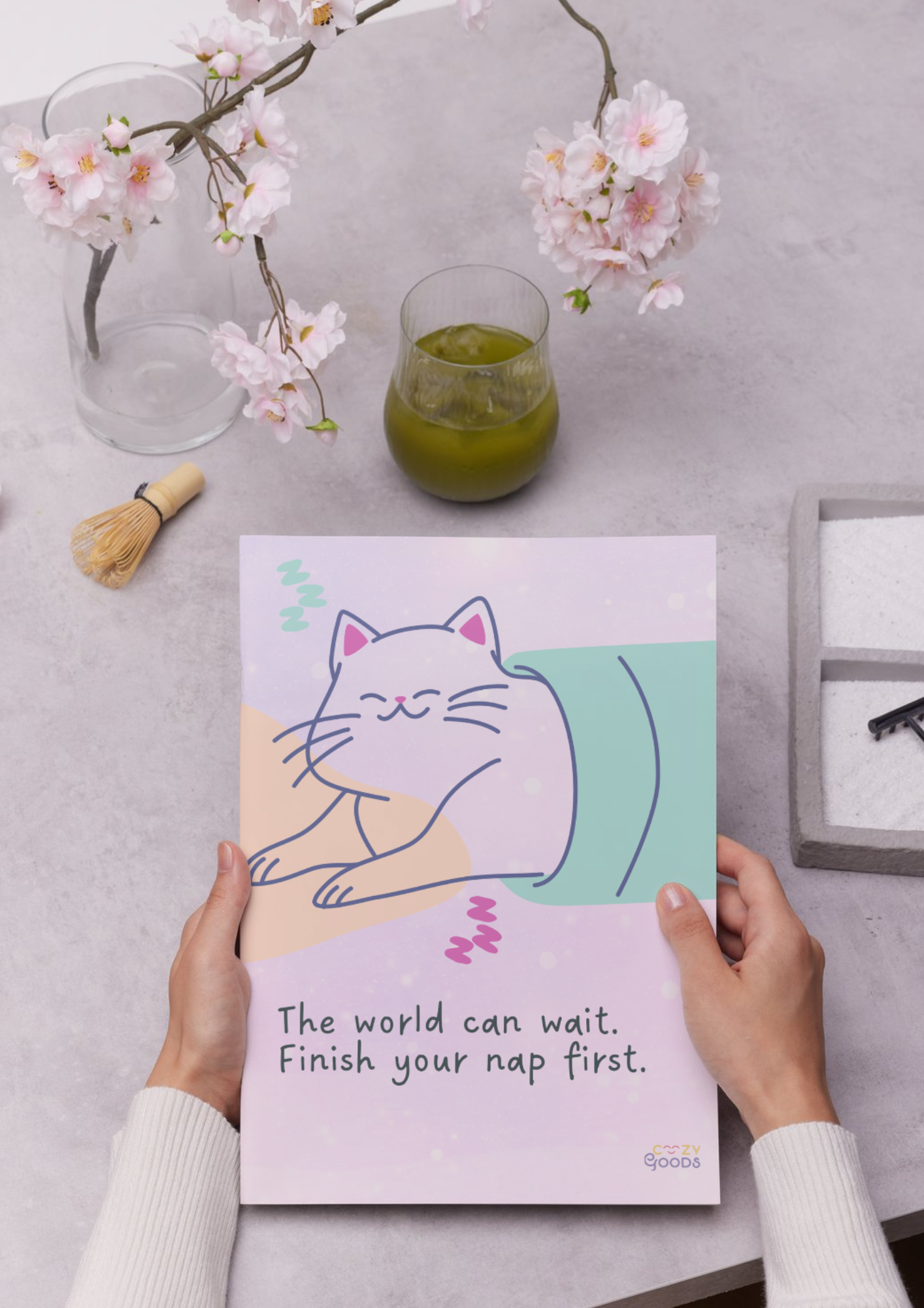 The world can wait | A4 Poster