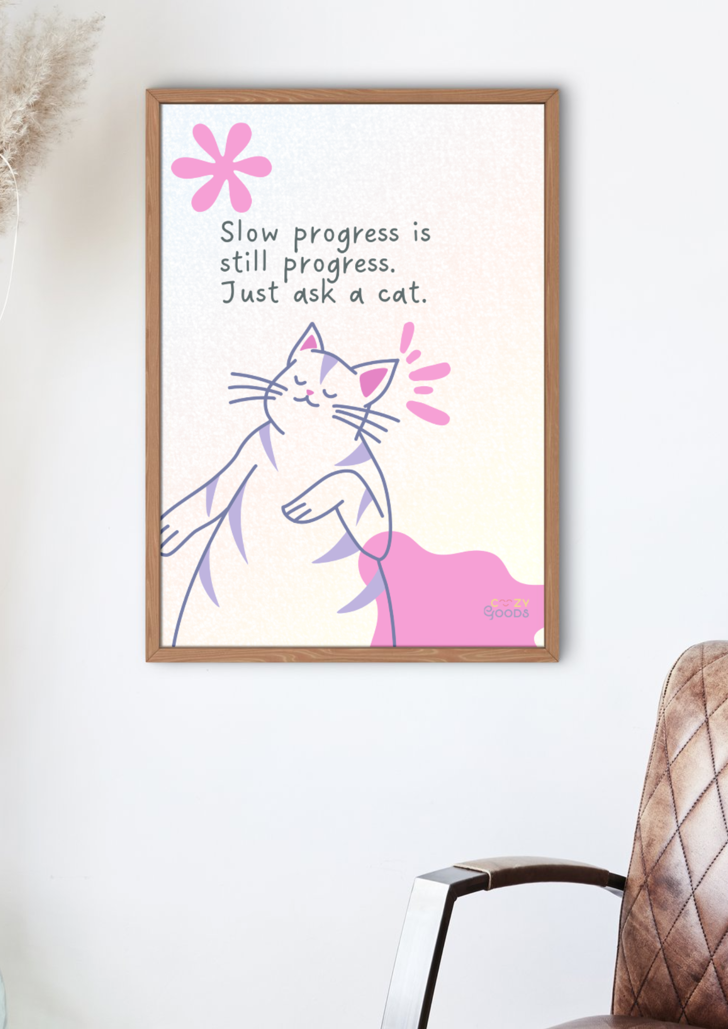 Slow progress is still progress | A4 Poster