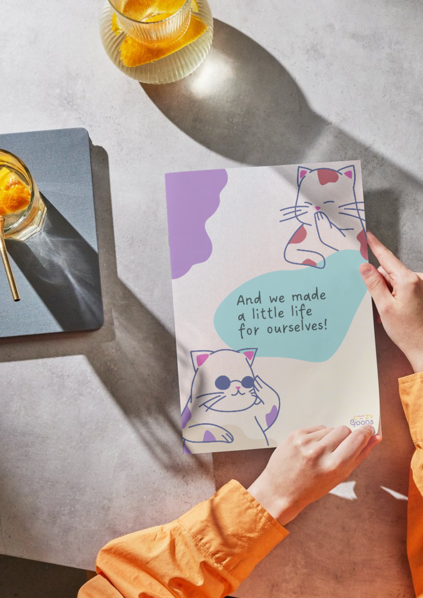 And we made a little life for ourselves | A4 Poster