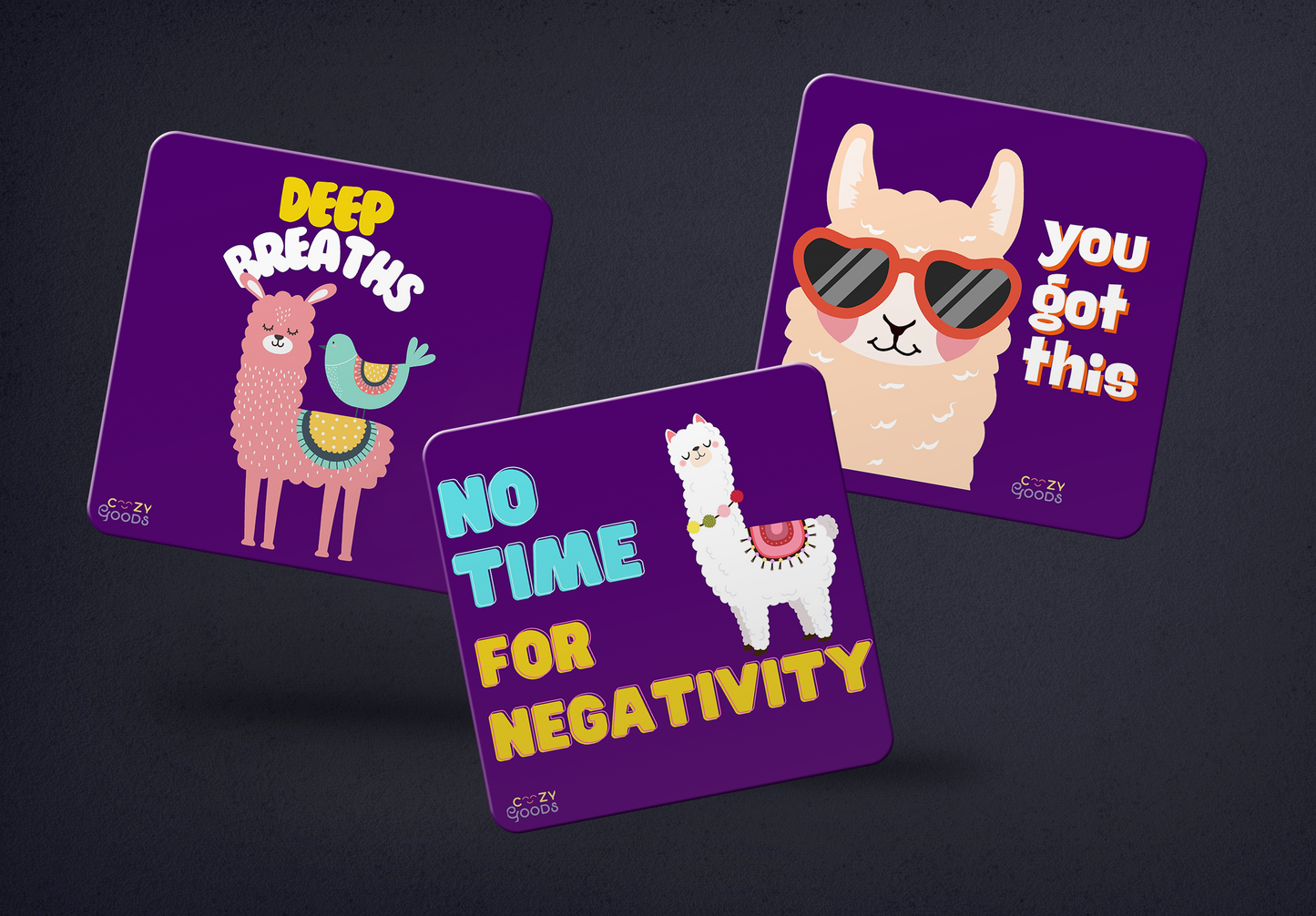 Alpaca Coasters - Square