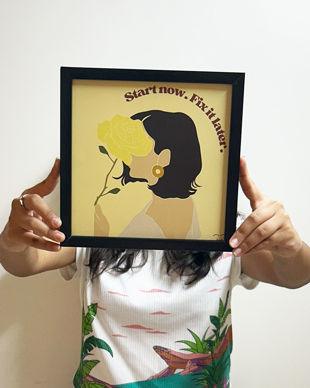 Start now, fix later | Cozy Poster