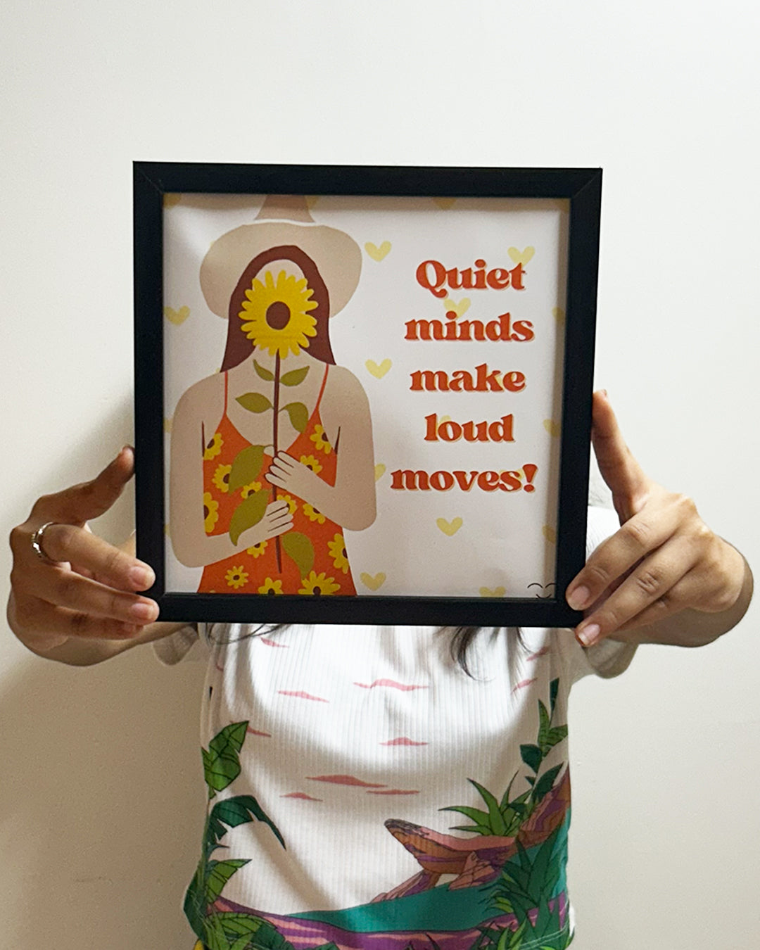Quiet minds make loud moves | Cozy Poster