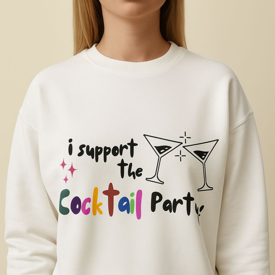 I support the cocktail party - Hoodie