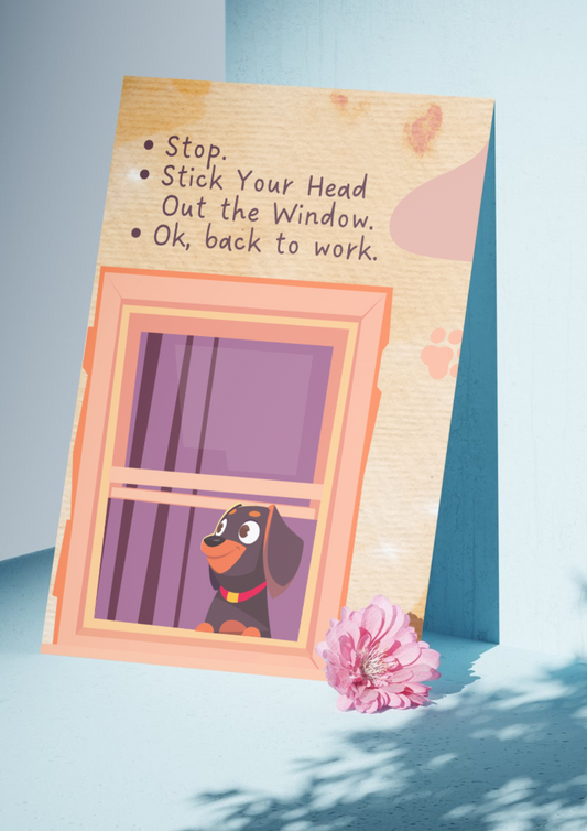 Look out of the window! | A4 Poster