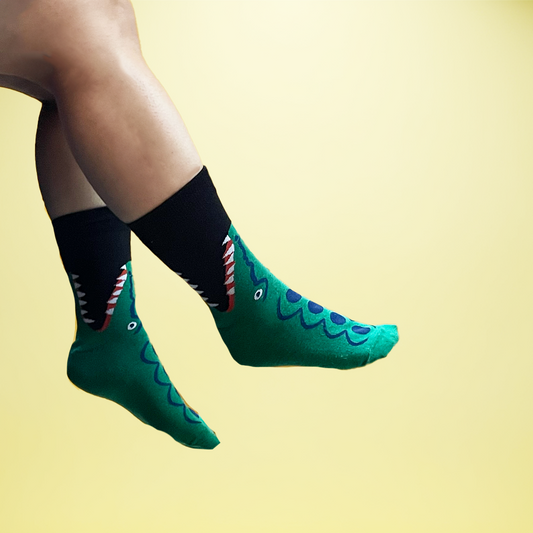 Crocodile CuddleNook Socks